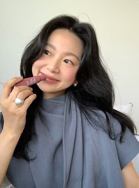 韩国博主Fever同款椭圆哑光金属开口戒指女小众个性百搭指环戒子