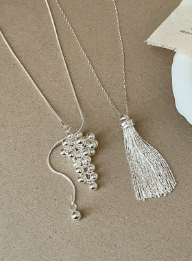 小众ins韩国博主同款流苏长款项链女个性独特精致百搭颈链锁骨链