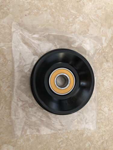 陆地巡洋舰LC100 4500 4700风扇皮带张紧轮调整轮过渡轮惰轮 原装