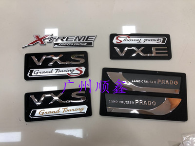 03-20款霸道普拉多叶子板标志08-19款兰德酷路泽改装侧标尾门标
