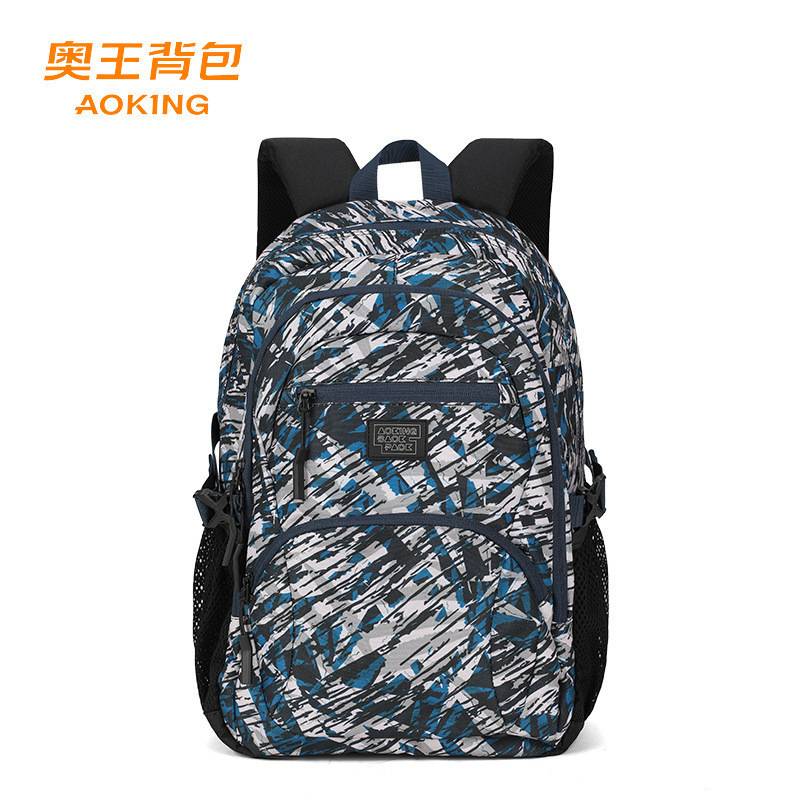 品牌官方奥王双肩包轻便大容量旅行包花料背包撞色休闲电脑包大学