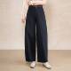 子宽松高腰阔腿裤 直筒裤 休闲裤 复古美式 百搭 女秋季 专柜品牌弯刀裤