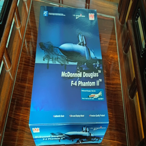 HM收藏家 1/72 HA19011 F-4 鬼怪战斗机2019涂装白色成品，仅开