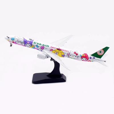 现货 AV 1:400 合金飞机模型 长荣航空 B777-300ER B-16740 起落