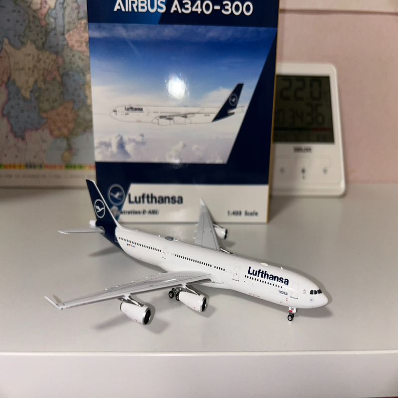PH 汉莎航空 空客 a340-300 1:400 客机模型 原盒无瑕，江浙沪皖