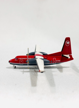 【代出】AC 1:400 美国西北航空 F-27 N257MA实物如图，大佬清柜