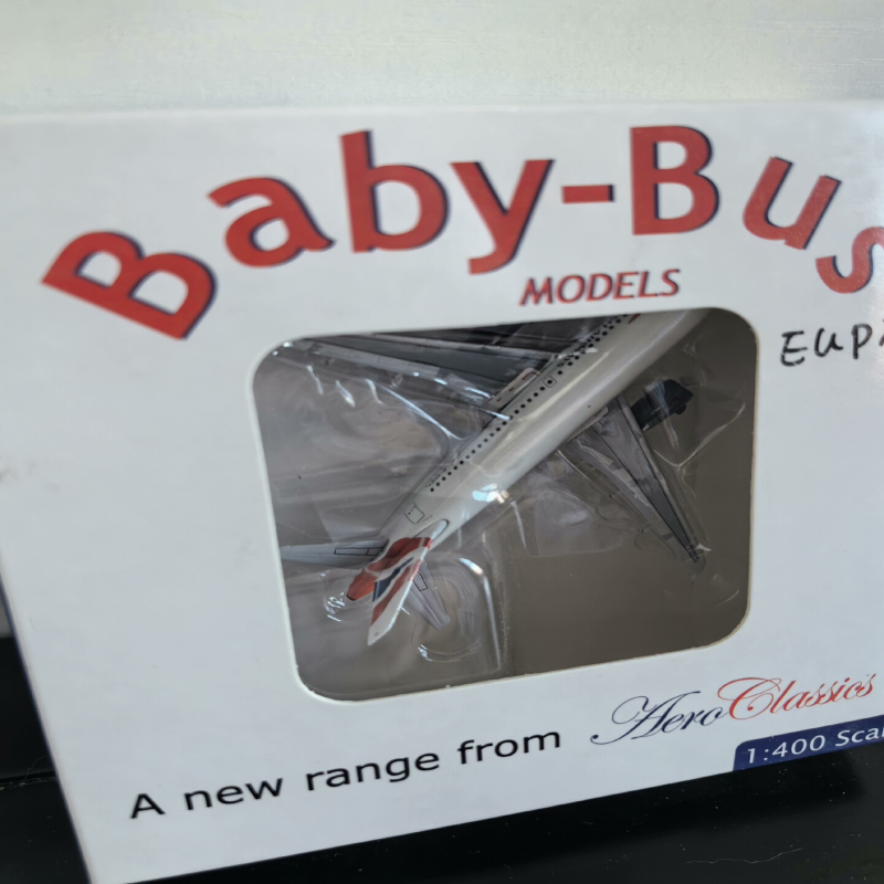 Aero Classics 1:400 飞机模型英国航空 BA 空客 A319注册号 G-EU