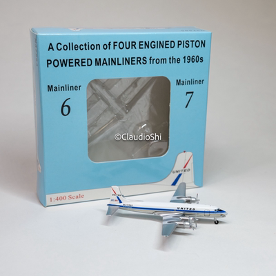 Aeroclassics（AC） 1/400 United 美国联合航空 DC-6A Cargo N37