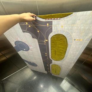 【特价高性价比】1/400 北京首都机场地台 飞机模型地台 首都机