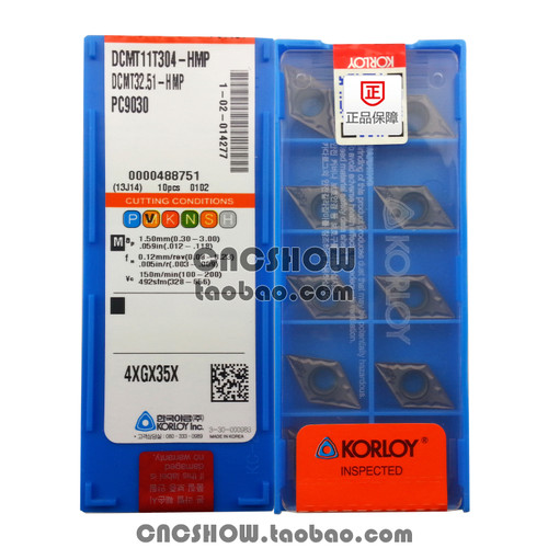 克罗DCMT11T302/111T304/1111T308-HMP PC9030 NC3020 3030 3120