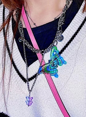 承李李原创设计琉璃钛钢项链