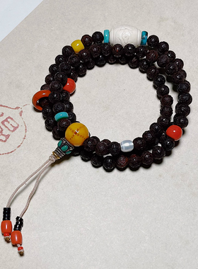 承李李原创设计风菩提流苏佛珠