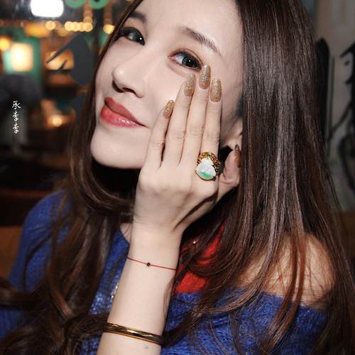 承李李原创设计 高端定制纯银镶嵌珠宝玉石中国风 翡翠戒指