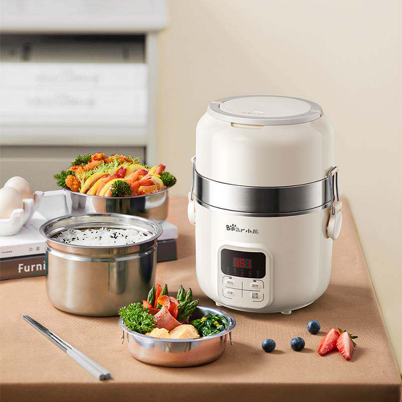 官方正品牌小熊电热饭盒DFH-B20J1保温热饭菜神器便携式可插电蒸