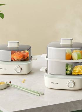 官方正品牌Bear/小熊 ZDQ-E12R2 电蒸锅不锈钢蒸锅家用多功能早餐