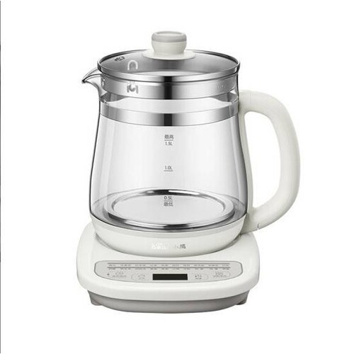 官方小熊YSH-C15W1 养生壶煮茶器多功能烧开水壶玻璃花茶壶可调保