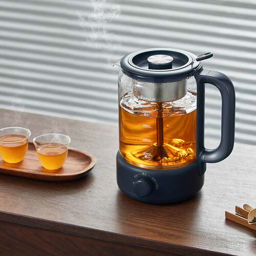 官方小熊养生壶ZCQ-D12Z3煮茶器蒸茶壶小型办公室玻璃多功能家用
