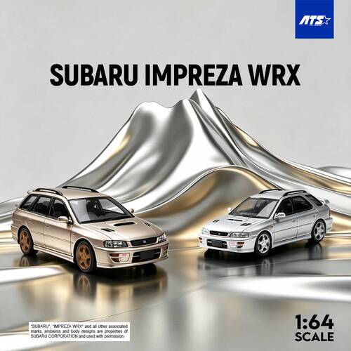 ATS 爱特斯 SUBARU 斯巴鲁 IMPREZA WRX 瓦罐 1:64 合金