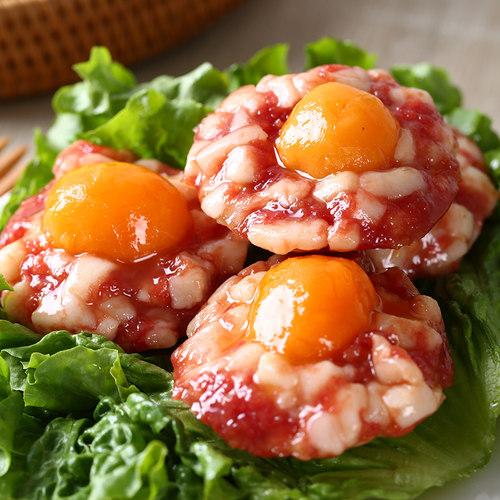 广式粤新腊中山咸蛋腊肉饼凤凰盏