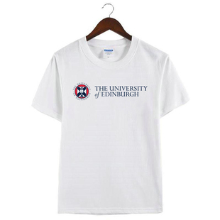 新款爱丁堡大学Edinburgh苏格兰爱大周边纯棉纪念衫短袖半袖T恤衣