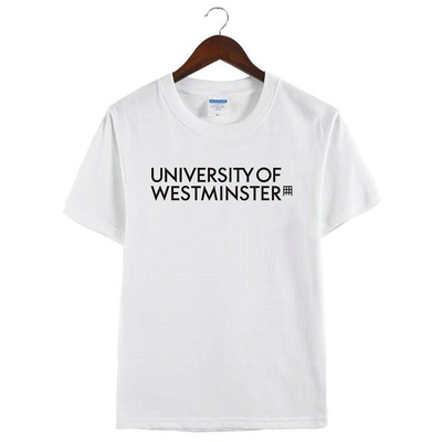 新款英国威斯敏斯特大学Westminster周边纪念衫圆领短袖半袖T恤衣