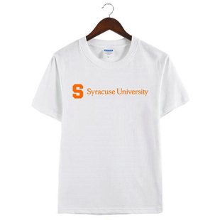 新款Syracuse University美国雪城大学周边定制纪念衫短袖半袖T恤