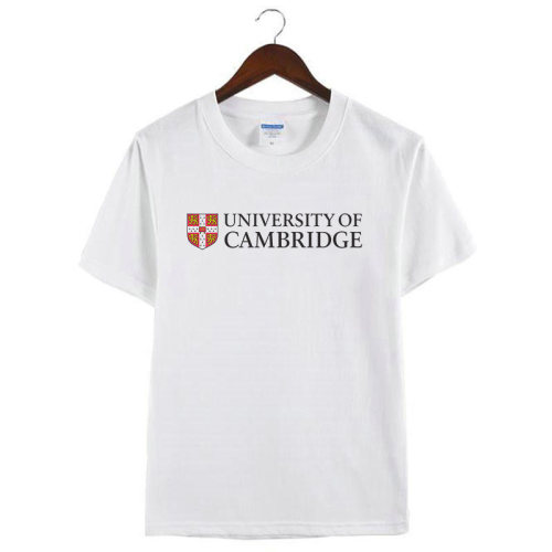 新款英国剑桥大学University of Cambridge周边纯棉纪念衫短袖T恤