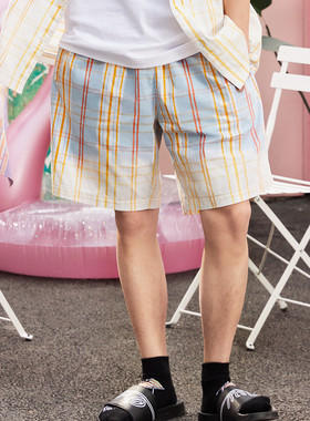 New Era 夏季新款五分短裤休闲裤子花色蓝色黑色椰子13280271