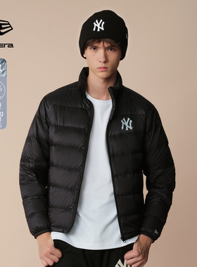 New Era纽亦华2025秋冬新款MLB排骨羽绒服外套轻薄机能NY鹅绒保暖