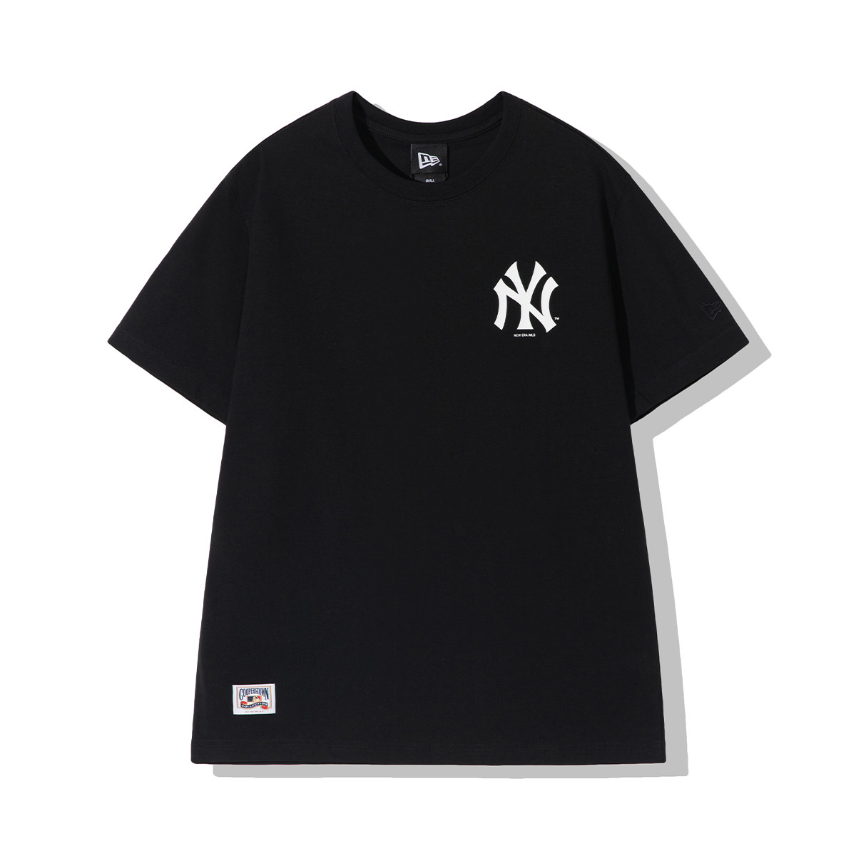 NewEra纽亦华NY男女款印花短袖T恤百搭MLB短袖上衣黑色13702574