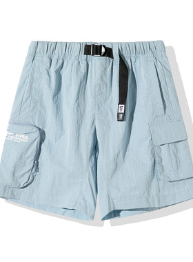 New Era纽亦华夏季新款五分短裤休闲裤子淡蓝色13095633