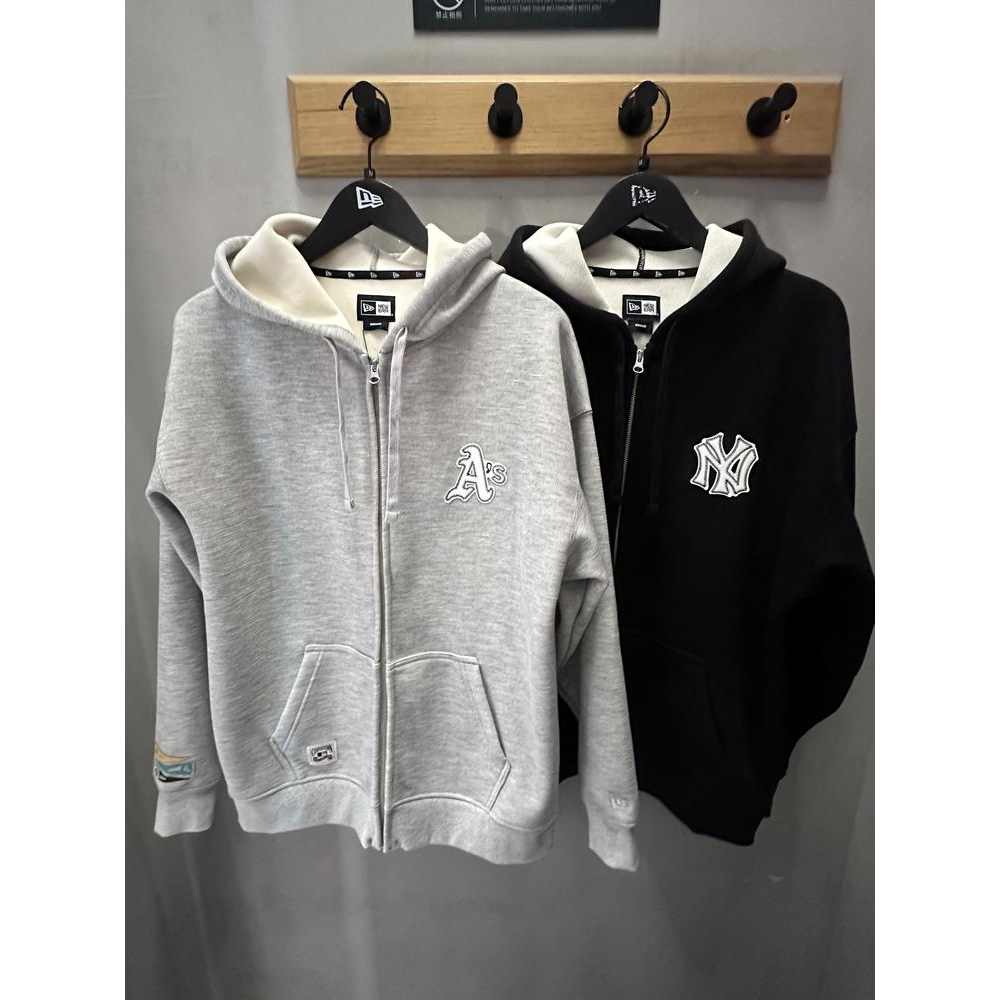 New Era纽亦华2025冬新MLB开衫卫衣摇粒绒外套 14726686 14726685