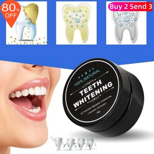 Teeth Whitening Powder Natural Organic Activated Charcoal