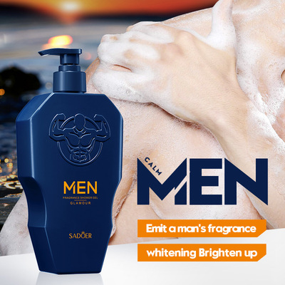 Men Fragrance Shower Gel Clean Whitening Rich Foam Body Wash