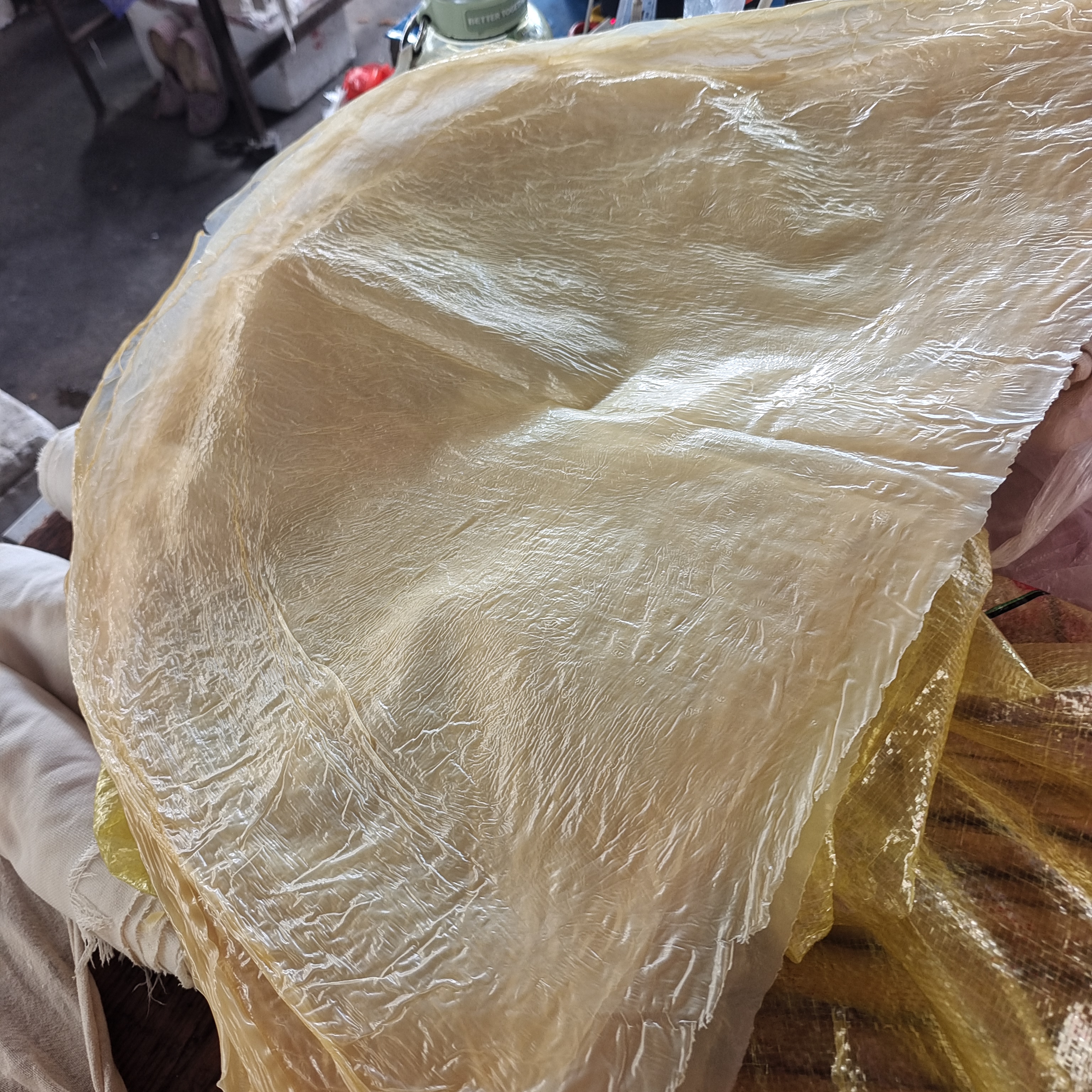 安徽舒城特产农家自制豆腐皮豆腐衣干货油豆皮豆皮圆子