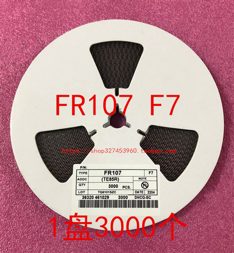 FR107W F7 贴片快恢复整流二极管 SOD-123 1206 1盘3000个=50元