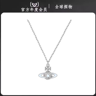 【官网正品】西太后经典五角星满钻项链男女同款耳钉明星同款