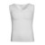 Seamless White Sleeveless Tank Top (10Th Generation Muscle Pads, Removable)