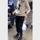 时尚 连帽长袖 猫咪卫衣小脚裤 发282秋季 休闲女装 2025韩版 卫裤 新款