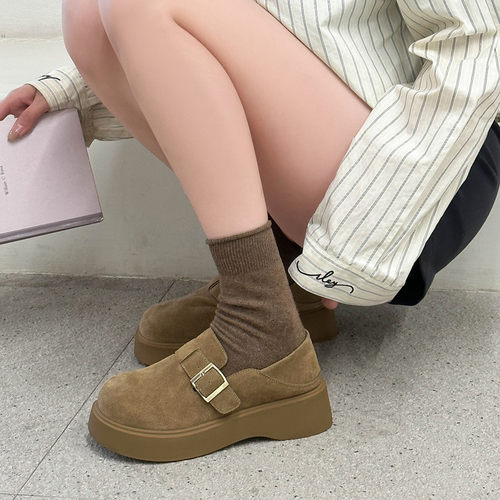 厚底勃肯鞋女2025年春季新款休闲