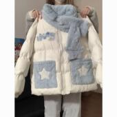 女童羽绒服秋冬2026新款 12岁13中大童15学生洋气韩版 保暖棉服外套