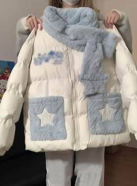 女大童秋冬新款羽绒棉服学生外套