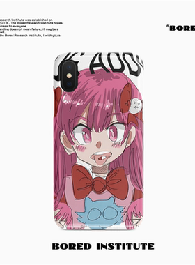 JUN嘻哈夜店涂鸦二次元插画适用于适用于IPhoneXs/11/12/13/14/15/16菲林手机壳imd硅胶软壳小米华为