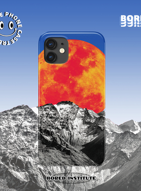 原创小众太阳冰川艺术风景适用于苹果IPhone11/12/13promax/14/15/16菲林手机壳imd硅胶软壳小米华为