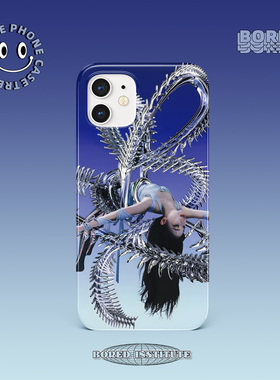 科幻小众赛博朋克未来人类y2k科技适用于IPhone11/12/13pro/14/15/16菲林手机壳imd硅胶软壳小米华为