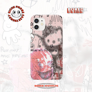 16promax菲林手机壳imd硅胶软壳小米华为 日系插画恶搞小众酷恶魔暗黑潮个性 适用于IPhoneX