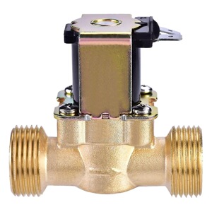 全铜6分电磁阀  黄铜水阀常闭进水电磁阀DC12v  AC220v 配件优质