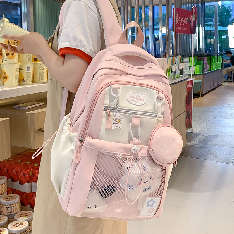 专柜正品书包女初中生学院风可爱小清新背包高中大学生旅游轻便日
