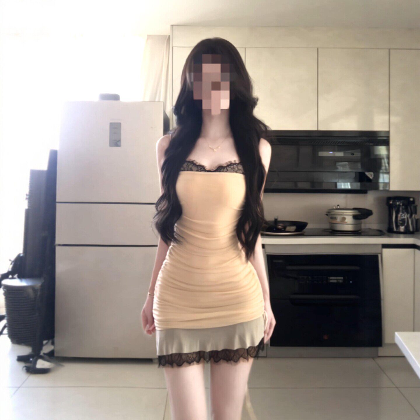 专柜正品纯欲穿搭辣妹风性感紧身包臀吊带裙时尚气质感女士连衣裙