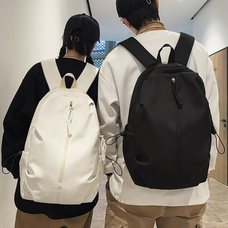 专柜正品潮男双肩包2023年新款大容量高中大学生简约电脑背包初中